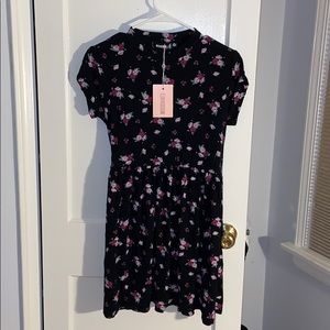 Missguided Floral Shift dress